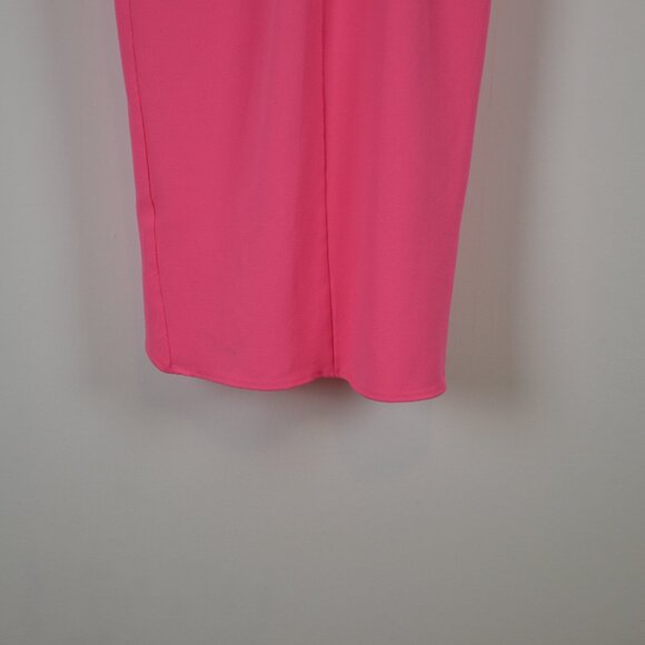 Julia Jordan Knot Halter Neck Sleeveless Faux Wrap Tulip Hem Mid Maxi Womens 2 - Picture 7 of 11